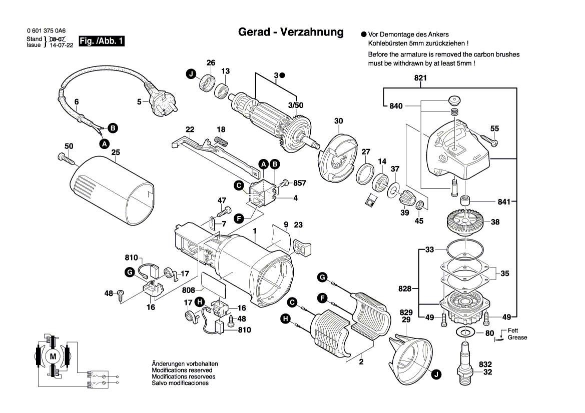 New Genuine Bosch 2609130611 Manufacturer's nameplate