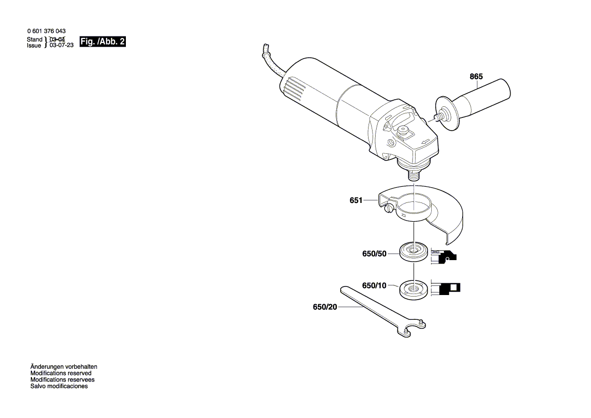 New Genuine Bosch 2609130614 Manufacturer's nameplate