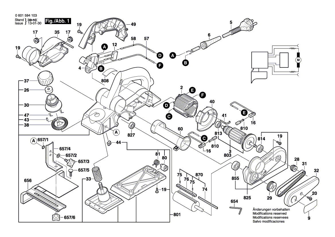 New Genuine Bosch 2609130771 Manufacturer's nameplate