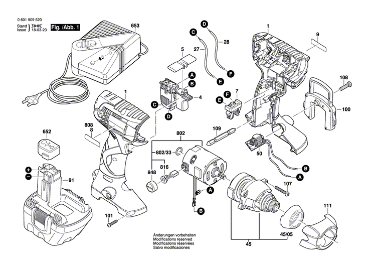 New Genuine Bosch 2609130896 Nameplate