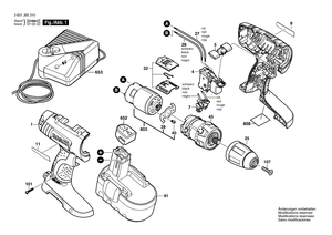 New Genuine Bosch 2609131287 Warning Label