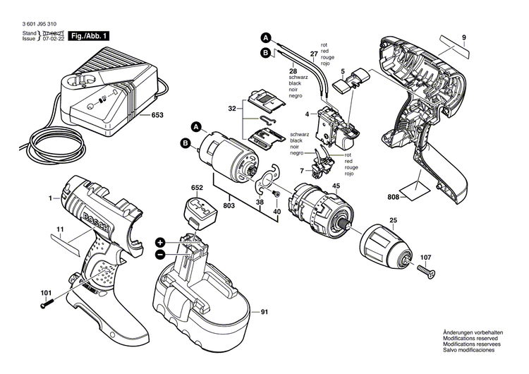 New Genuine Bosch 2609131297 Type Label