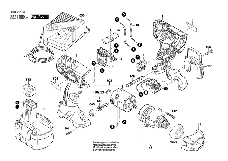 New Genuine Bosch 2609131408 Nameplate