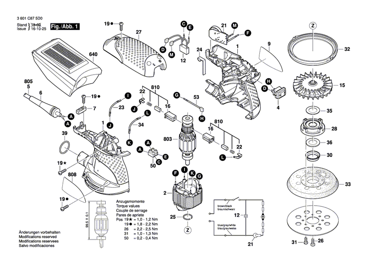 New Genuine Bosch 2609131535 Nameplate