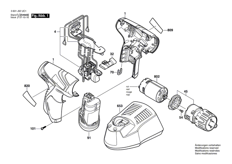 New Genuine Bosch 2609131606 Type Label
