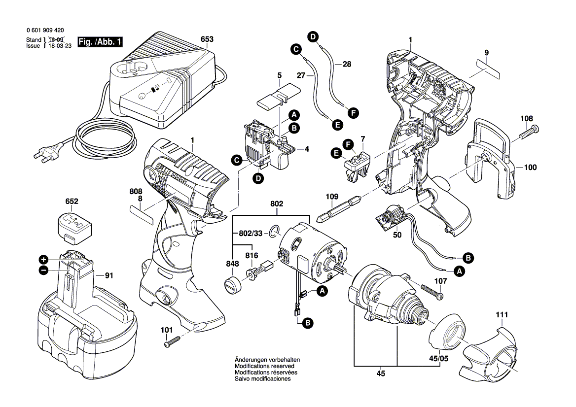 New Genuine Bosch 2609131640 Nameplate
