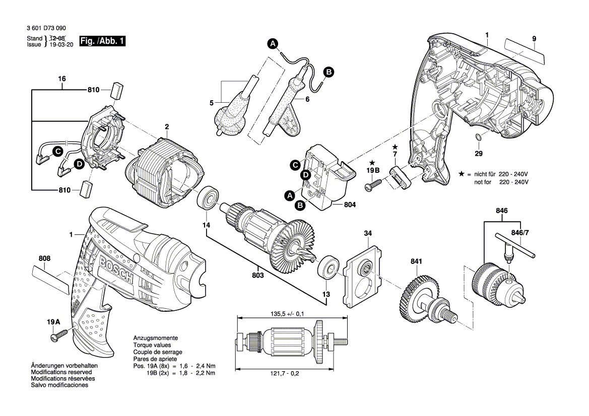 New Genuine Bosch 2609131683 Manufacturer's nameplate
