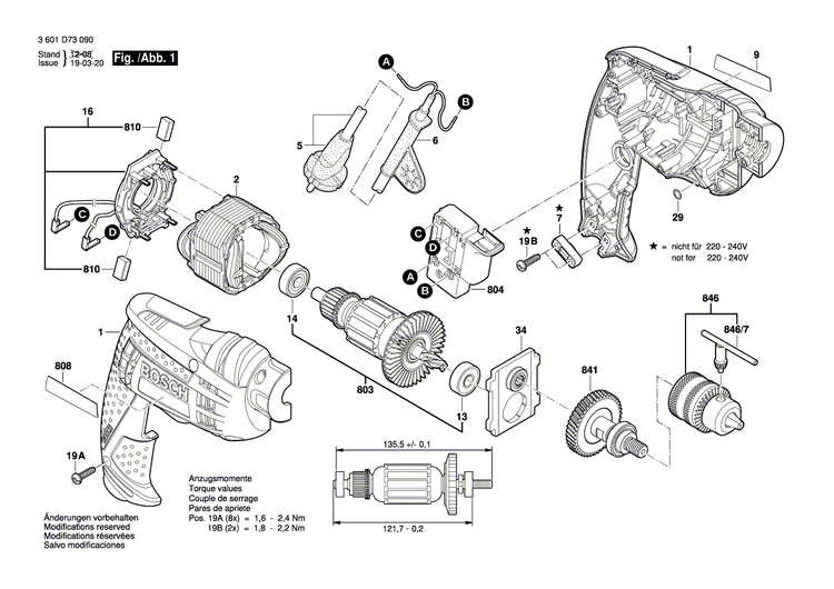 New Genuine Bosch 2609131683 Manufacturer's nameplate