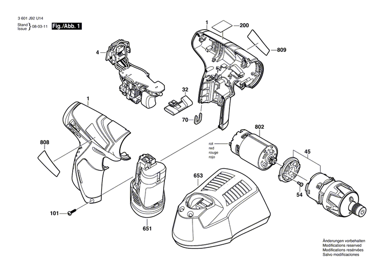 New Genuine Bosch 2609131776 Nameplate