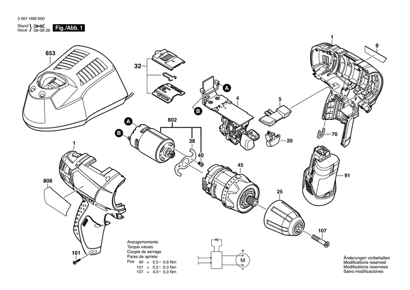 New Genuine Bosch 2609131894 Type Label