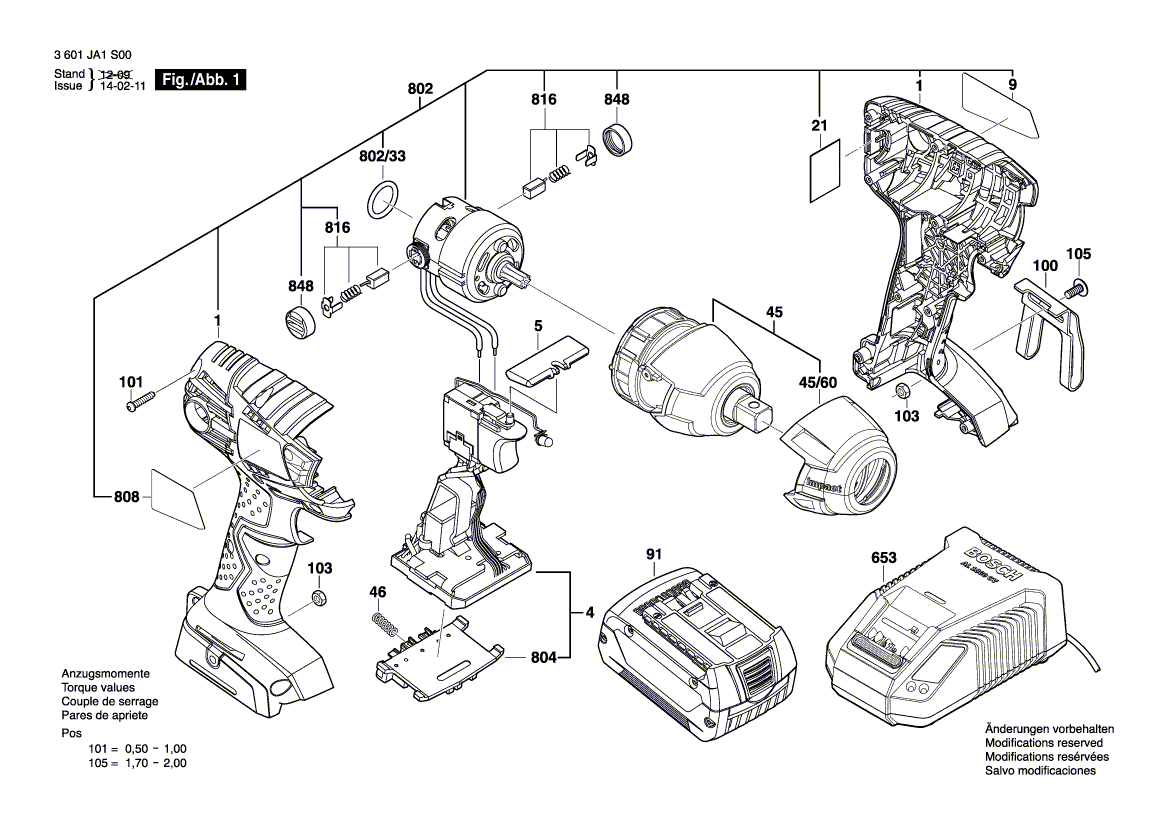 New Genuine Bosch 2609131966 Nameplate