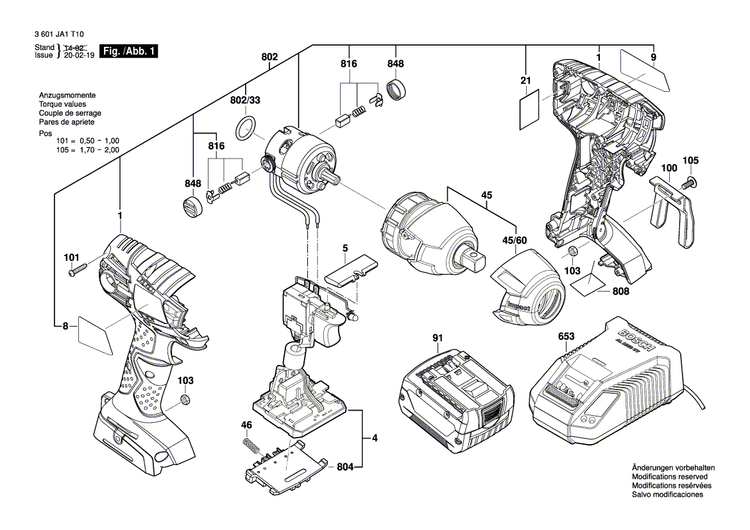 New Genuine Bosch 2609131972 Label
