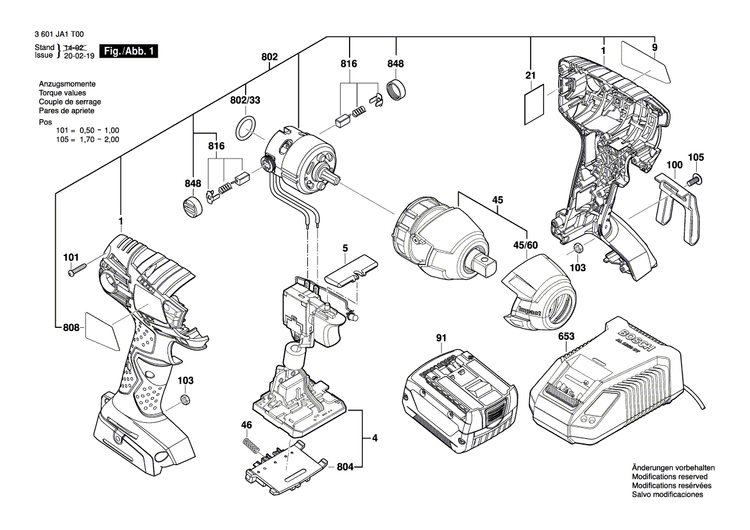 New Genuine Bosch 2609131980 Nameplate