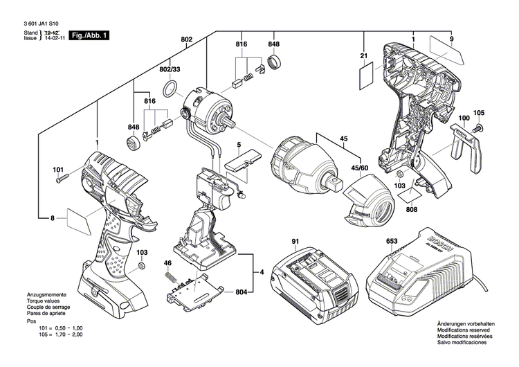 New Genuine Bosch 2609132046 Nameplate