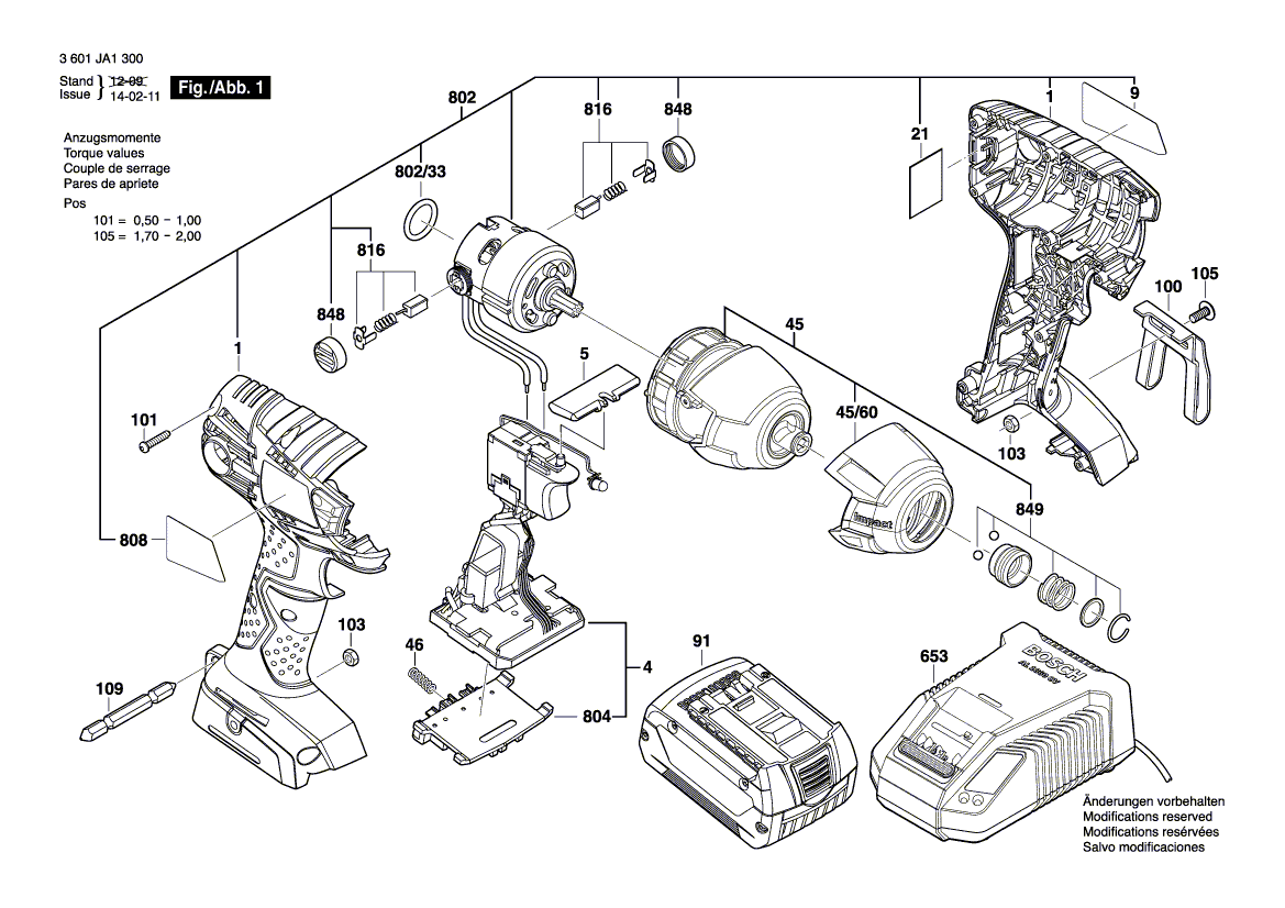 New Genuine Bosch 2609132199 Nameplate