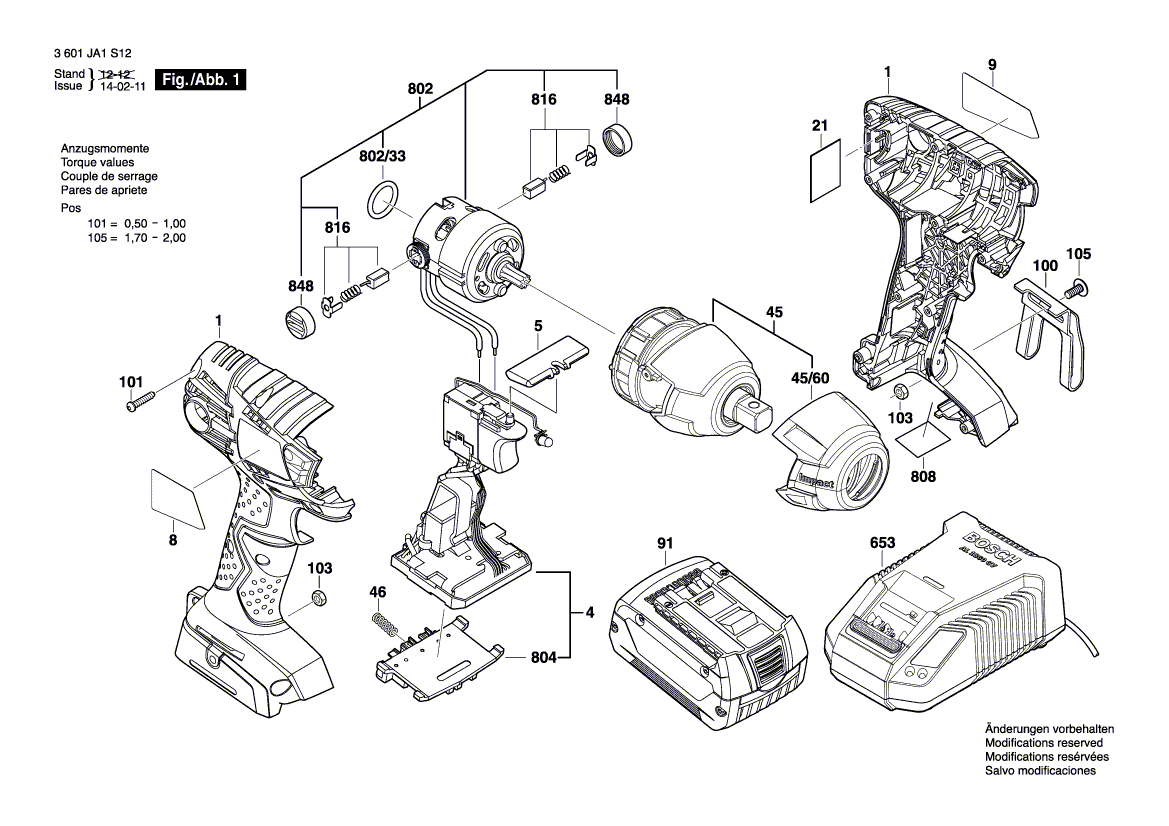 New Genuine Bosch 2609132599 Label