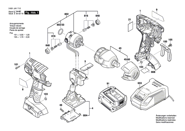 New Genuine Bosch 2609132601 Label
