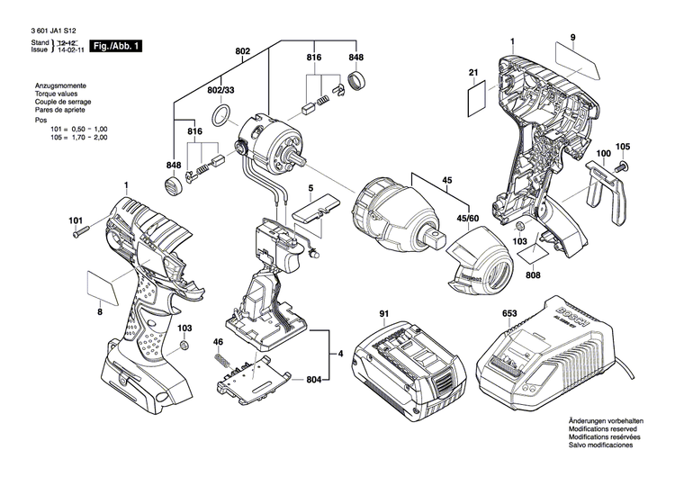 New Genuine Bosch 2609132603 Label