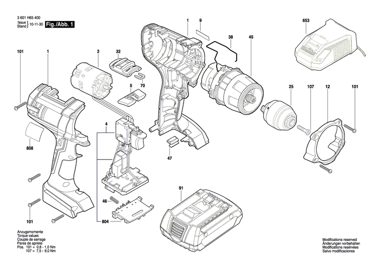 New Genuine Bosch 2609132860 Manufacturer's nameplate
