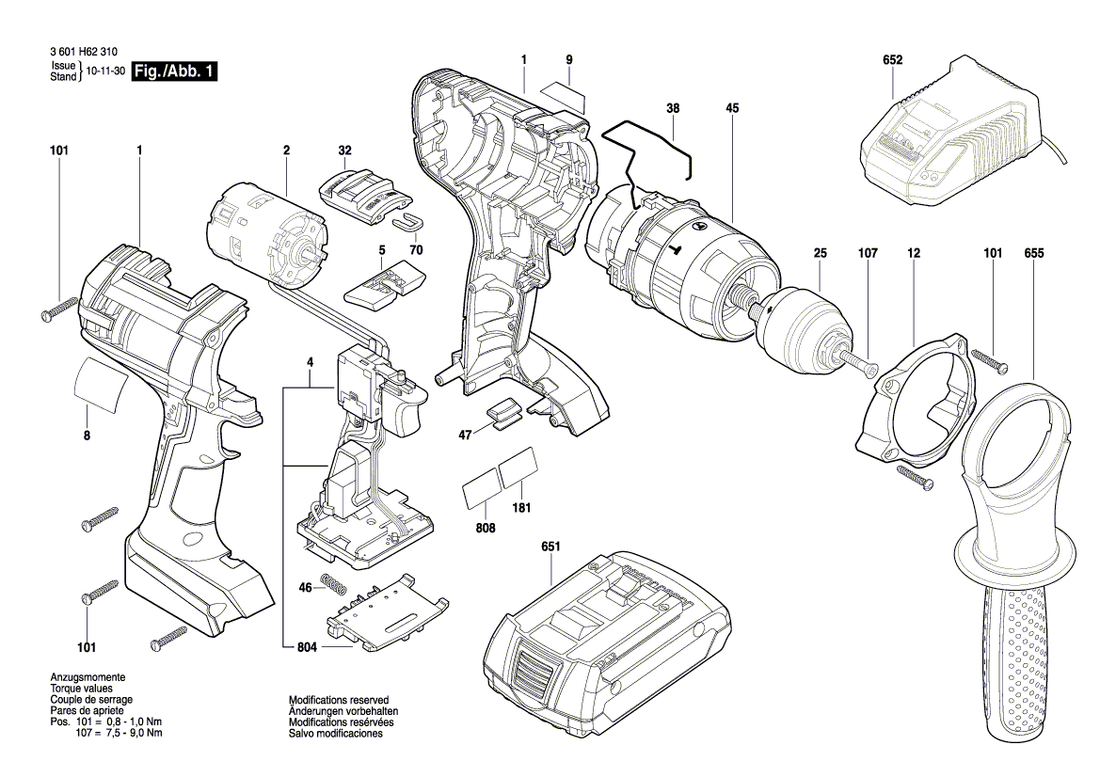 New Genuine Bosch 2609133086 Reference Plate