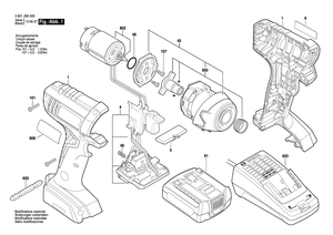 New Genuine Bosch 2609133171 Nameplate