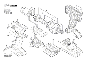 New Genuine Bosch 2609133701 Nameplate