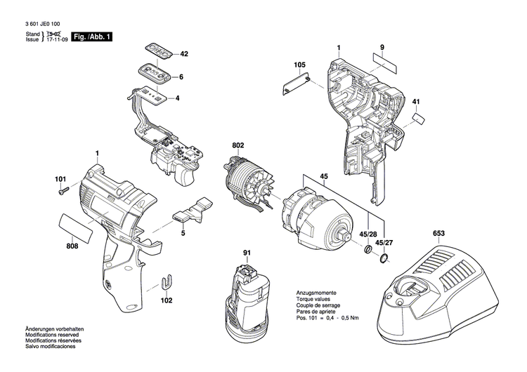 New Genuine Bosch 2609134169 Sticker