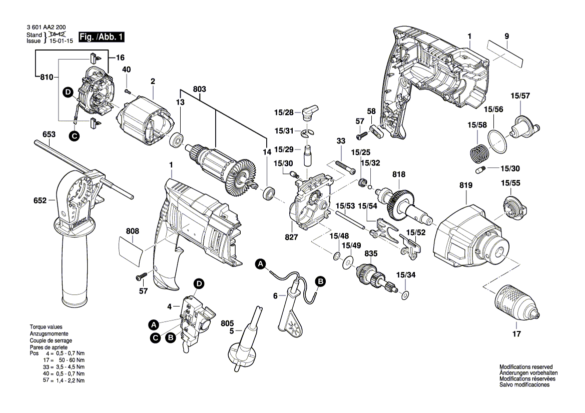 New Genuine Bosch 2609134344 Nameplate