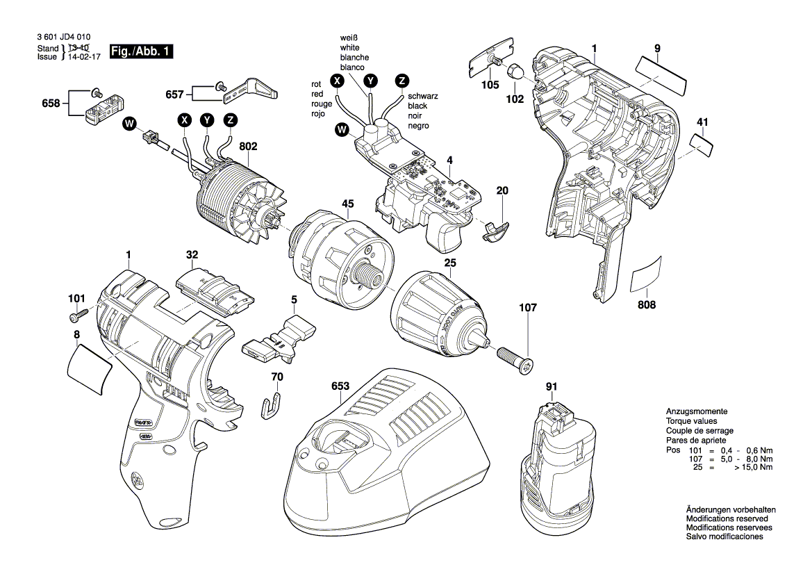 New Genuine Bosch 2609134545 Nameplate