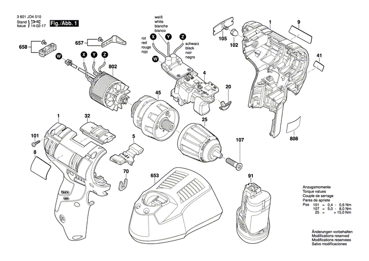 New Genuine Bosch 2609134563 Manufacturer's nameplate