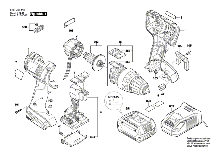 New Genuine Bosch 2609134642 Warning Label