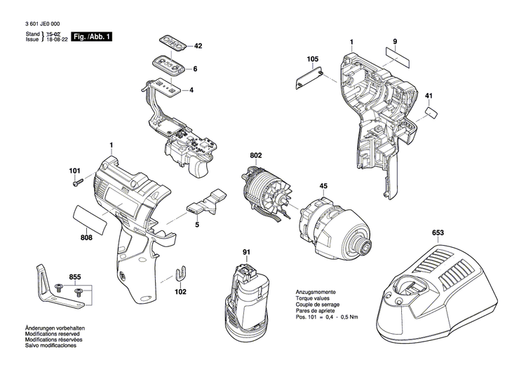 New Genuine Bosch 2609135161 Nameplate