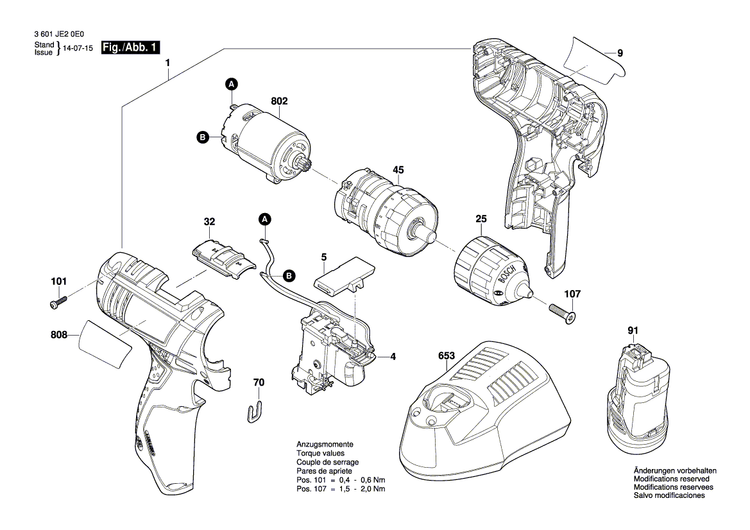 New Genuine Bosch 2609135473 Nameplate