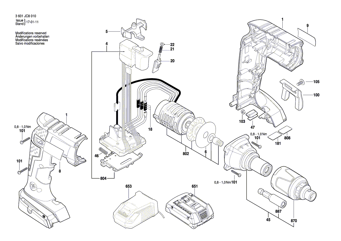 New Genuine Bosch 2609135519 Warning Label