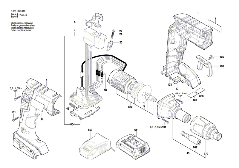 New Genuine Bosch 2609135519 Warning Label