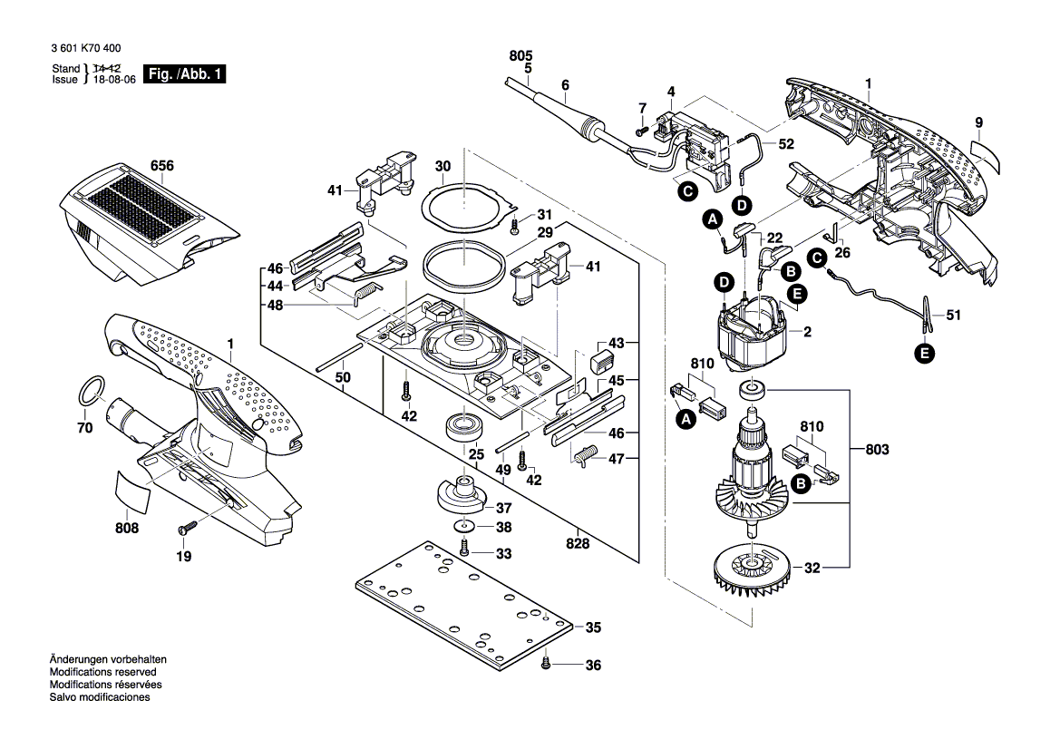 New Genuine Bosch 2609135691 Nameplate