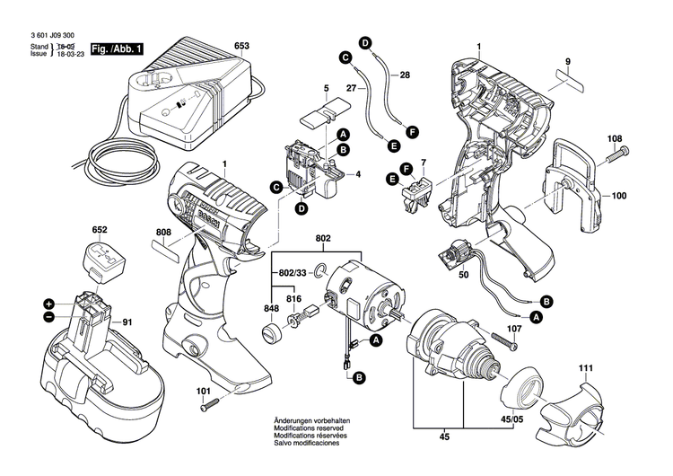 New Genuine Bosch 2609135962 Nameplate