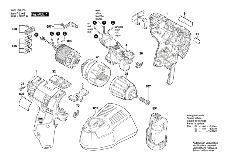 New Genuine Bosch 2609135980 Nameplate