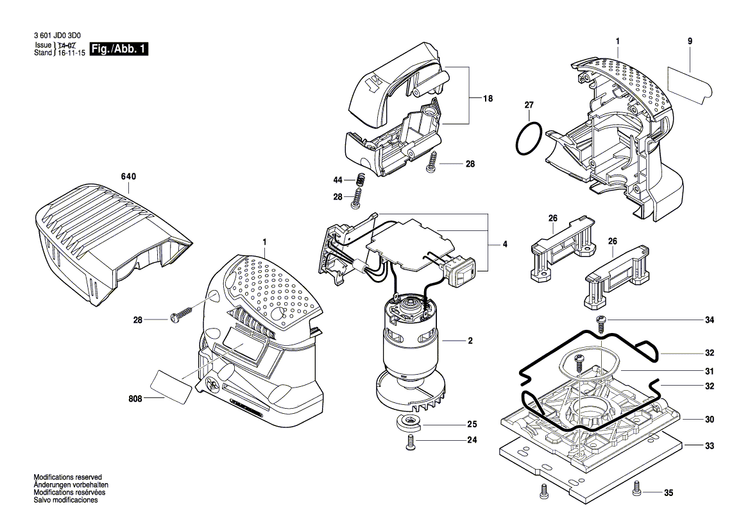 New Genuine Bosch 2609136065 Nameplate
