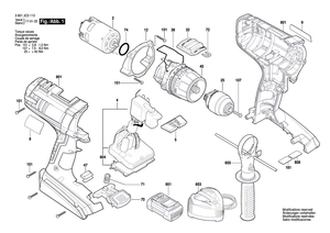 New Genuine Bosch 2609136119 Manufacturer's nameplate