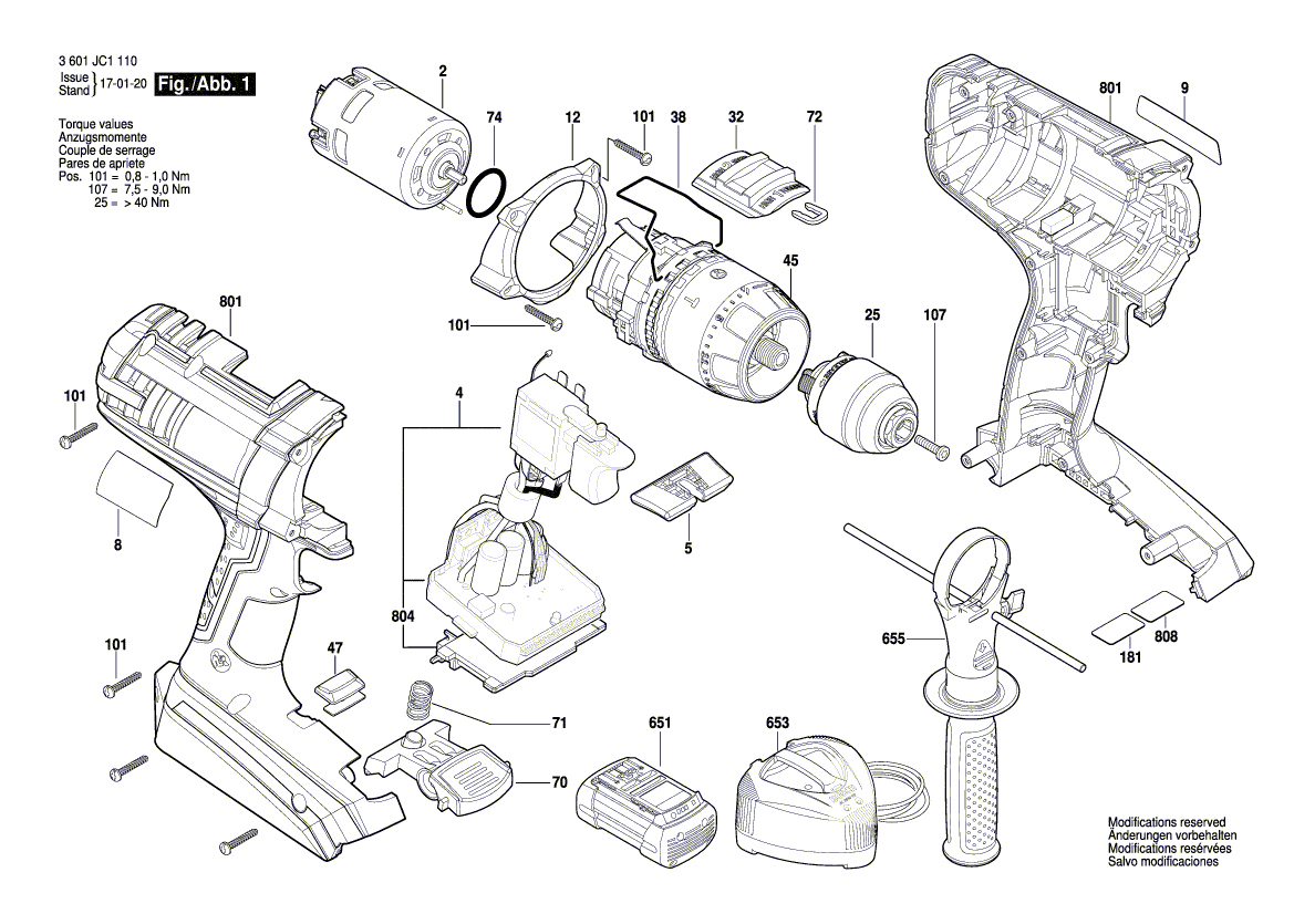 New Genuine Bosch 2609136132 Nameplate
