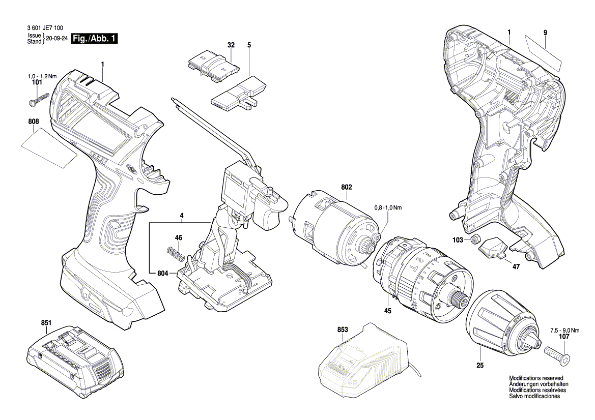 New Genuine Bosch 2609136298 Manufacturer's nameplate