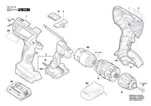 New Genuine Bosch 2609136298 Manufacturer's nameplate