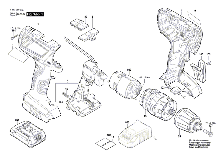 New Genuine Bosch 2609136392 Nameplate