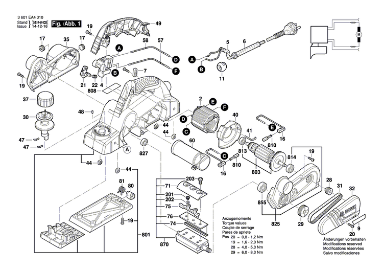 New Genuine Bosch 2609136423 Nameplate