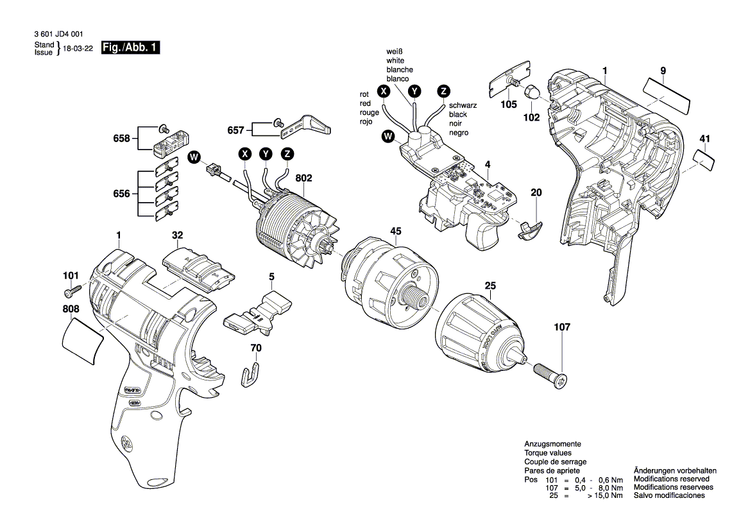 New Genuine Bosch 2609136705 Manufacturer's nameplate