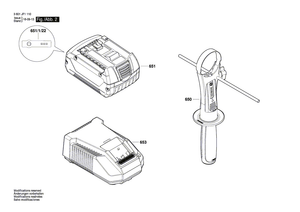 New Genuine Bosch 2609137109 Nameplate