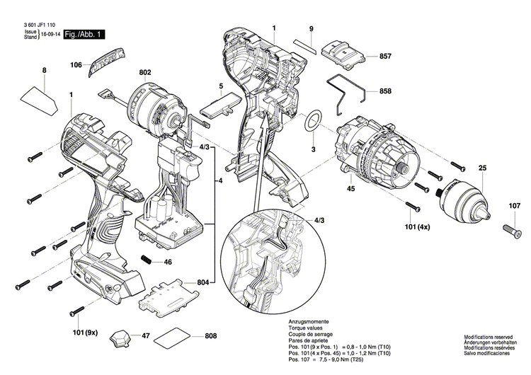 New Genuine Bosch 2609137109 Nameplate