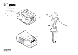 New Genuine Bosch 2609137115 Nameplate