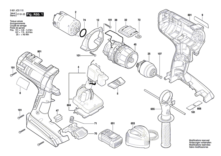 New Genuine Bosch 2609138415 Nameplate